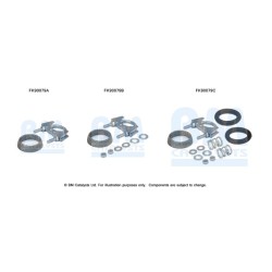 Catalytic Converter Fitting Kit BM CATALYSTS FK90079 BM CATALYSTS
