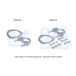 Catalytic Converter Fitting Kit BM CATALYSTS FK90181
