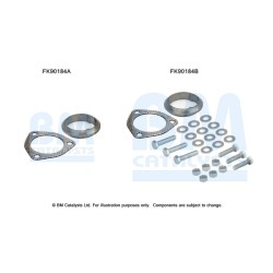 Catalytic Converter Fitting Kit BM CATALYSTS FK90184