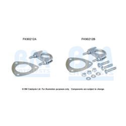 Catalytic Converter Fitting Kit BM CATALYSTS FK90212