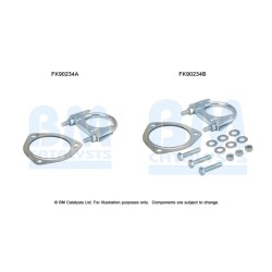 Catalytic Converter Fitting Kit BM CATALYSTS FK90234