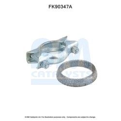 Catalytic Converter Fitting Kit BM CATALYSTS FK90347