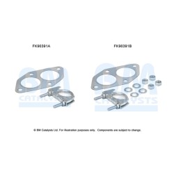 Catalytic Converter Fitting Kit BM CATALYSTS FK90391