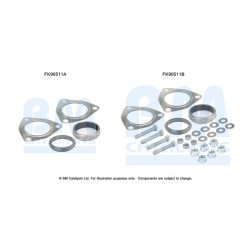 Catalytic Converter Fitting Kit BM CATALYSTS FK90511