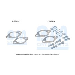 Catalytic Converter Fitting Kit BM CATALYSTS FK90591