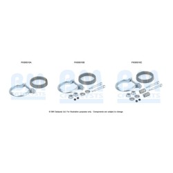 Catalytic Converter Fitting Kit BM CATALYSTS FK90610 BM CATALYSTS
