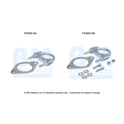Catalytic Converter Fitting Kit BM CATALYSTS FK90614