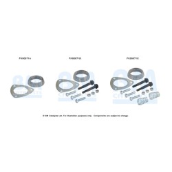 Catalytic Converter Fitting Kit BM CATALYSTS FK90671 BM CATALYSTS