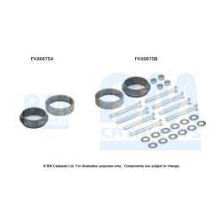 Catalytic Converter Fitting Kit BM CATALYSTS FK90675