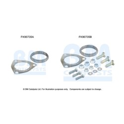 Catalytic Converter Fitting Kit BM CATALYSTS FK90735