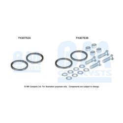 Catalytic Converter Fitting Kit BM CATALYSTS FK90763