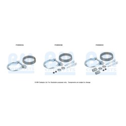Catalytic Converter Fitting Kit BM CATALYSTS FK90843 BM CATALYSTS