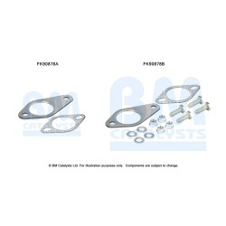 Catalytic Converter Fitting Kit BM CATALYSTS FK90878