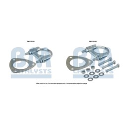 Catalytic Converter Fitting Kit BM CATALYSTS FK90919