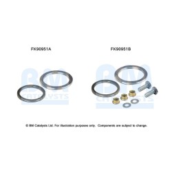 Catalytic Converter Fitting Kit BM CATALYSTS FK90951