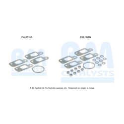 Catalytic Converter Fitting Kit BM CATALYSTS FK91015