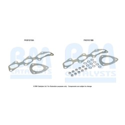 Catalytic Converter Fitting Kit BM CATALYSTS FK91018