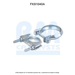 Catalytic Converter Fitting Kit BM CATALYSTS FK91040