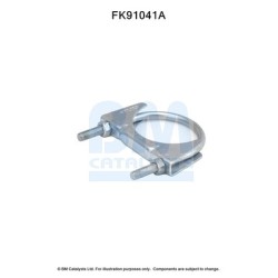 Catalytic Converter Fitting Kit BM CATALYSTS FK91041