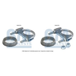 Catalytic Converter Fitting Kit BM CATALYSTS FK91077