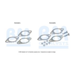 Catalytic Converter Fitting Kit BM CATALYSTS FK91087