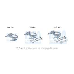 Catalytic Converter Fitting Kit BM CATALYSTS FK91112 BM CATALYSTS