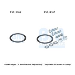 Catalytic Converter Fitting Kit BM CATALYSTS FK91118