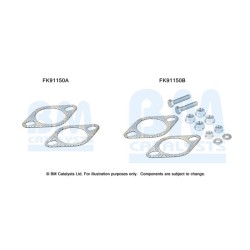 Catalytic Converter Fitting Kit BM CATALYSTS FK91150