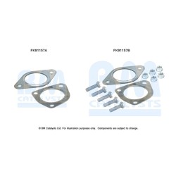 Catalytic Converter Fitting Kit BM CATALYSTS FK91157