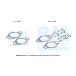Catalytic Converter Fitting Kit BM CATALYSTS FK91161