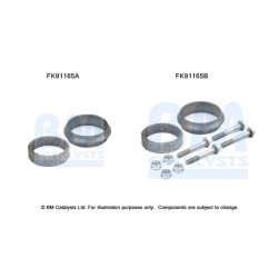 Catalytic Converter Fitting Kit BM CATALYSTS FK91165