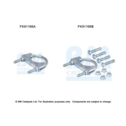 Catalytic Converter Fitting Kit BM CATALYSTS FK91166