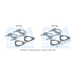 Catalytic Converter Fitting Kit BM CATALYSTS FK91178