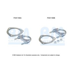 Catalytic Converter Fitting Kit BM CATALYSTS FK91190