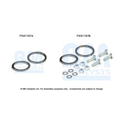 Catalytic Converter Fitting Kit BM CATALYSTS FK91197