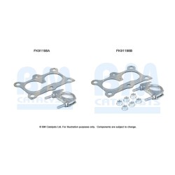 Catalytic Converter Fitting Kit BM CATALYSTS FK91198
