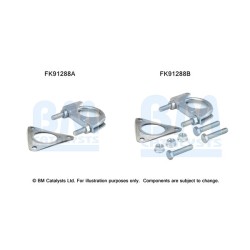 Catalytic Converter Fitting Kit BM CATALYSTS FK91288
