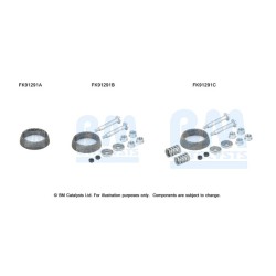 Catalytic Converter Fitting Kit BM CATALYSTS FK91291 BM CATALYSTS