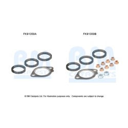 Catalytic Converter Fitting Kit BM CATALYSTS FK91350