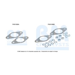 Catalytic Converter Fitting Kit BM CATALYSTS FK91369