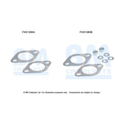 Catalytic Converter Fitting Kit BM CATALYSTS FK91380