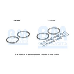 Catalytic Converter Fitting Kit BM CATALYSTS FK91408