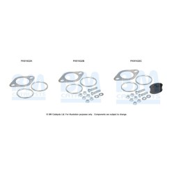 Catalytic Converter Fitting Kit BM CATALYSTS FK91422 BM CATALYSTS
