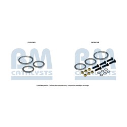 Catalytic Converter Fitting Kit BM CATALYSTS FK91436 BM CATALYSTS