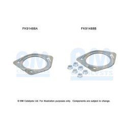 Catalytic Converter Fitting Kit BM CATALYSTS FK91488