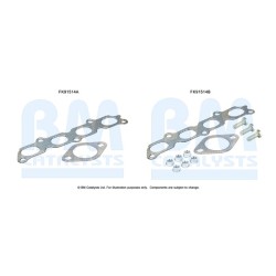Catalytic Converter Fitting Kit BM CATALYSTS FK91514