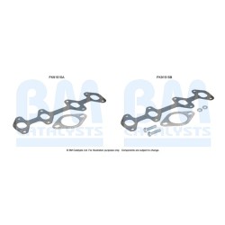 Catalytic Converter Fitting Kit BM CATALYSTS FK91515