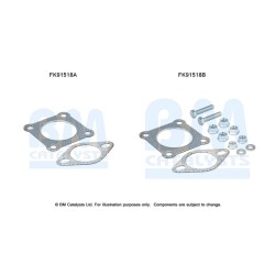 Catalytic Converter Fitting Kit BM CATALYSTS FK91518 BM CATALYSTS