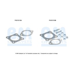 Catalytic Converter Fitting Kit BM CATALYSTS FK91519