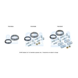 Catalytic Converter Fitting Kit BM CATALYSTS FK91563 BM CATALYSTS